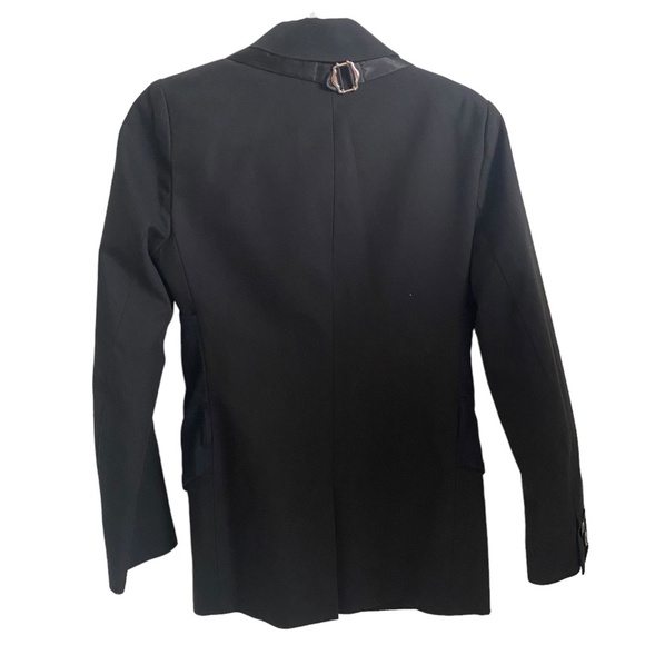 Marc Marc Jacobs androgynous blazer vest combo pinstripe black blue S small - Picture 4 of 16